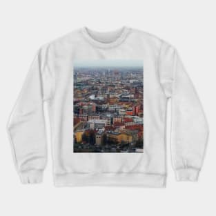 Aerial View of Central Milan Crewneck Sweatshirt